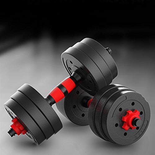 2-Piece 20kg Adjustable Dumbbell Set for Strength Training