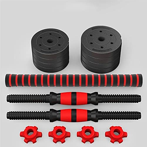 2-Piece 20kg Adjustable Dumbbell Set for Strength Training