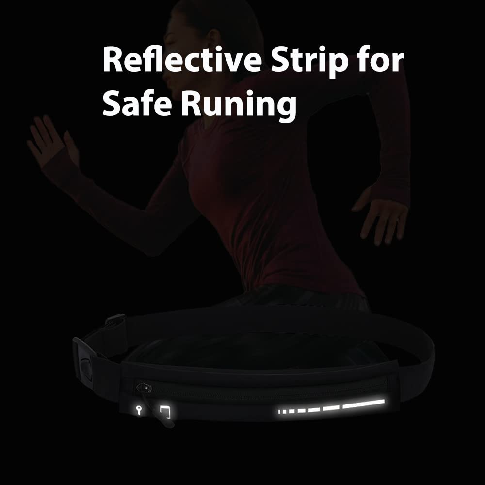 Slim Running Waist Belt with Phone Holder for Men & Women