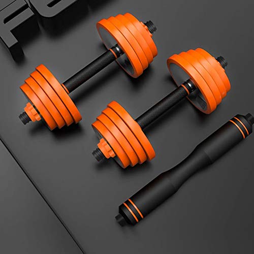 Adjustable Dumbbell & Barbell Set for Strength Training Workouts