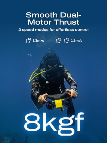 Dual-Motor Underwater Scooter for Diving & Snorkeling