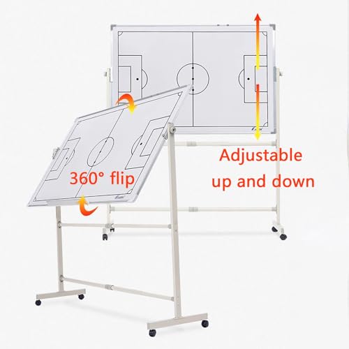 Magnetic Soccer Coaching Tactics Board with Wheels