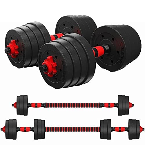 2-Piece 20kg Adjustable Dumbbell Set for Strength Training