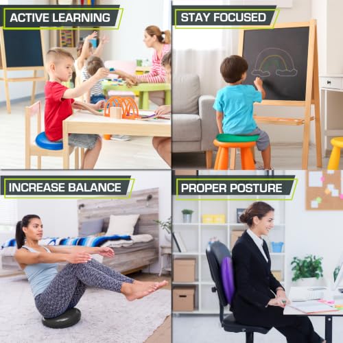 14-Inch Inflatable Balance Disc for Core & Stability Training