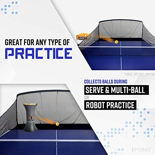 Table Tennis Ball Catch Net for Serve & Multi-Ball Training