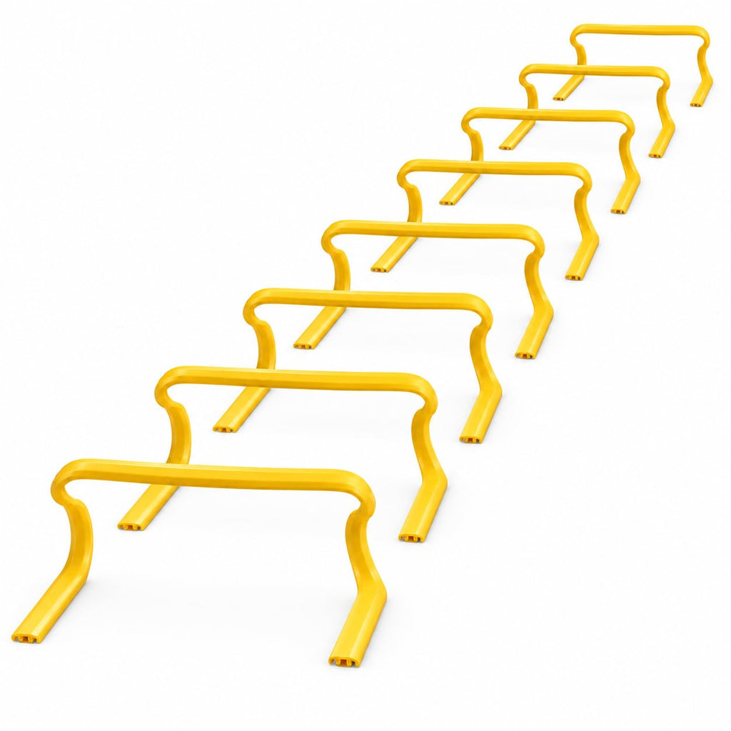 8-Pack Flexible Agility Hurdles for Fitness & Speed Training