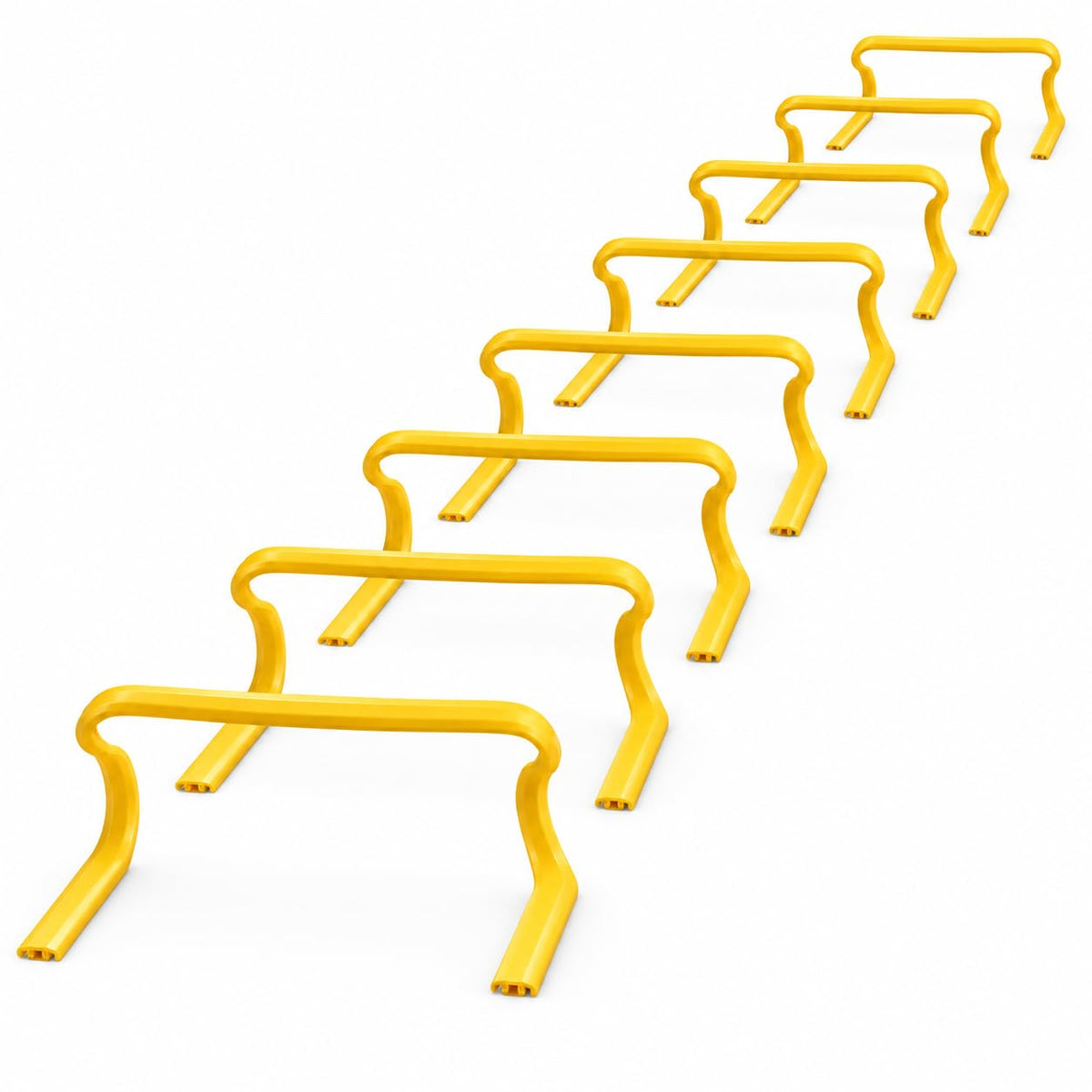 8-Pack Flexible Agility Hurdles for Fitness & Speed Training
