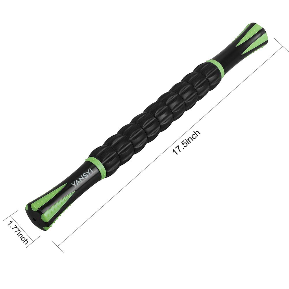 9-Roller Deep Tissue Massage Stick for Muscle Recovery