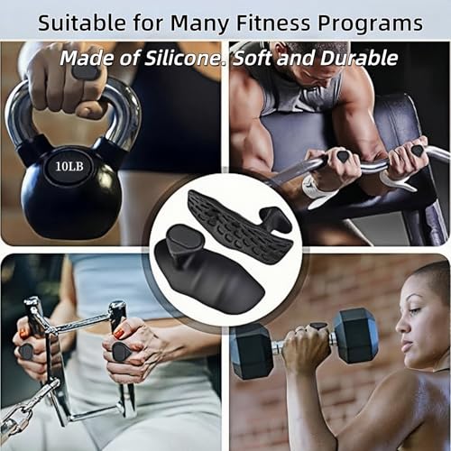 Ergonomic Anti-Slip Workout Grips for Strength Training
