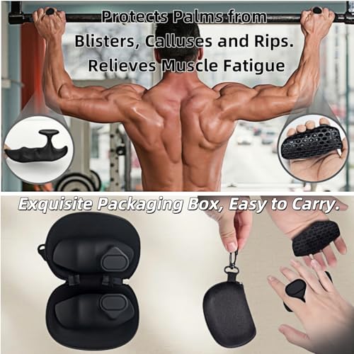Ergonomic Anti-Slip Workout Grips for Strength Training