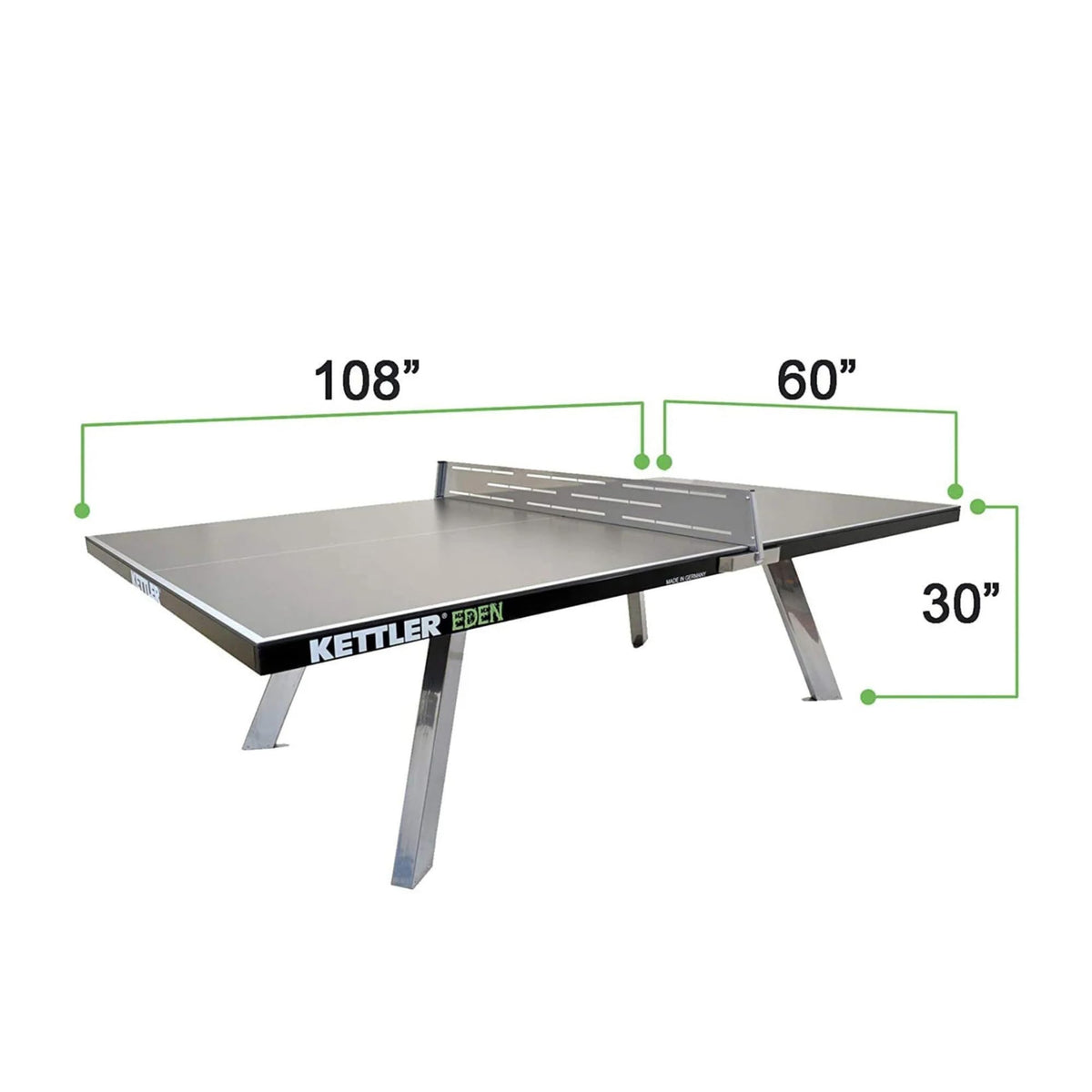 Weatherproof Outdoor Table Tennis Table with Permanent Net