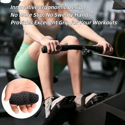 Ergonomic Anti-Slip Workout Grips for Strength Training
