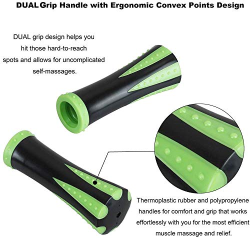 9-Roller Deep Tissue Massage Stick for Muscle Recovery