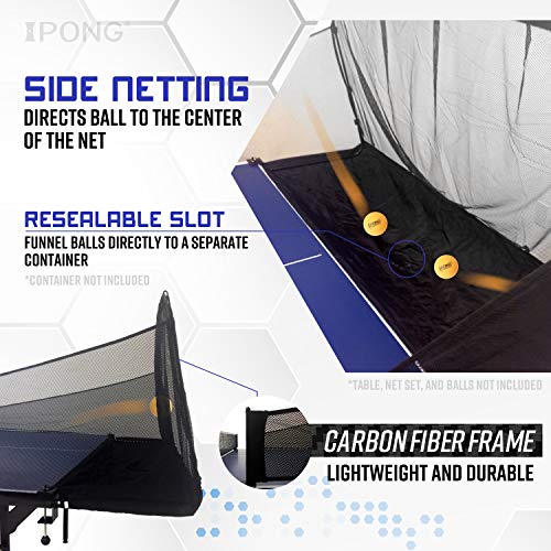 Table Tennis Ball Catch Net for Serve & Multi-Ball Training