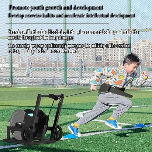 60M Adjustable Resistance Sprint Trainer with Digital Display
