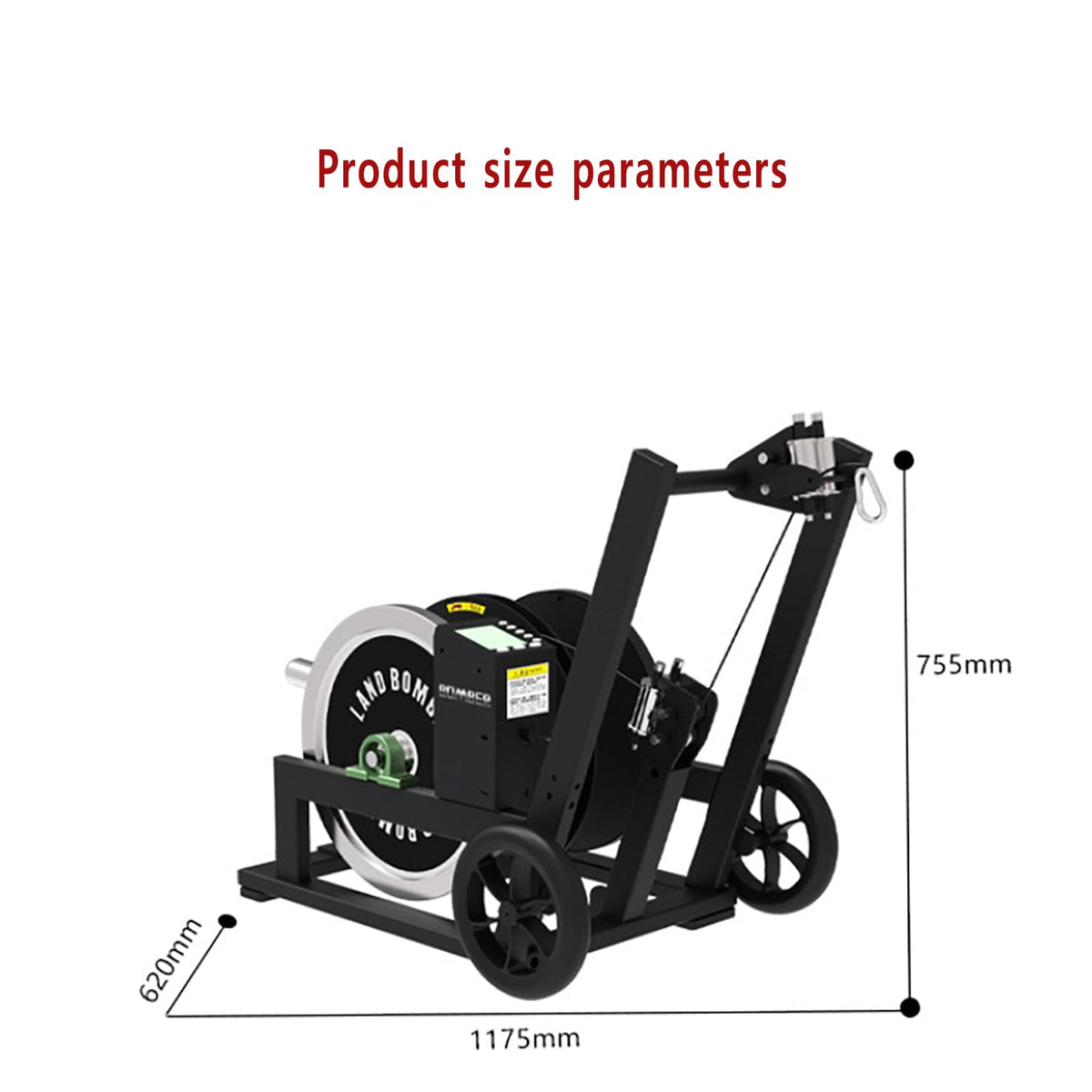 50M Adjustable Resistance Sprint Trainer with Digital Display