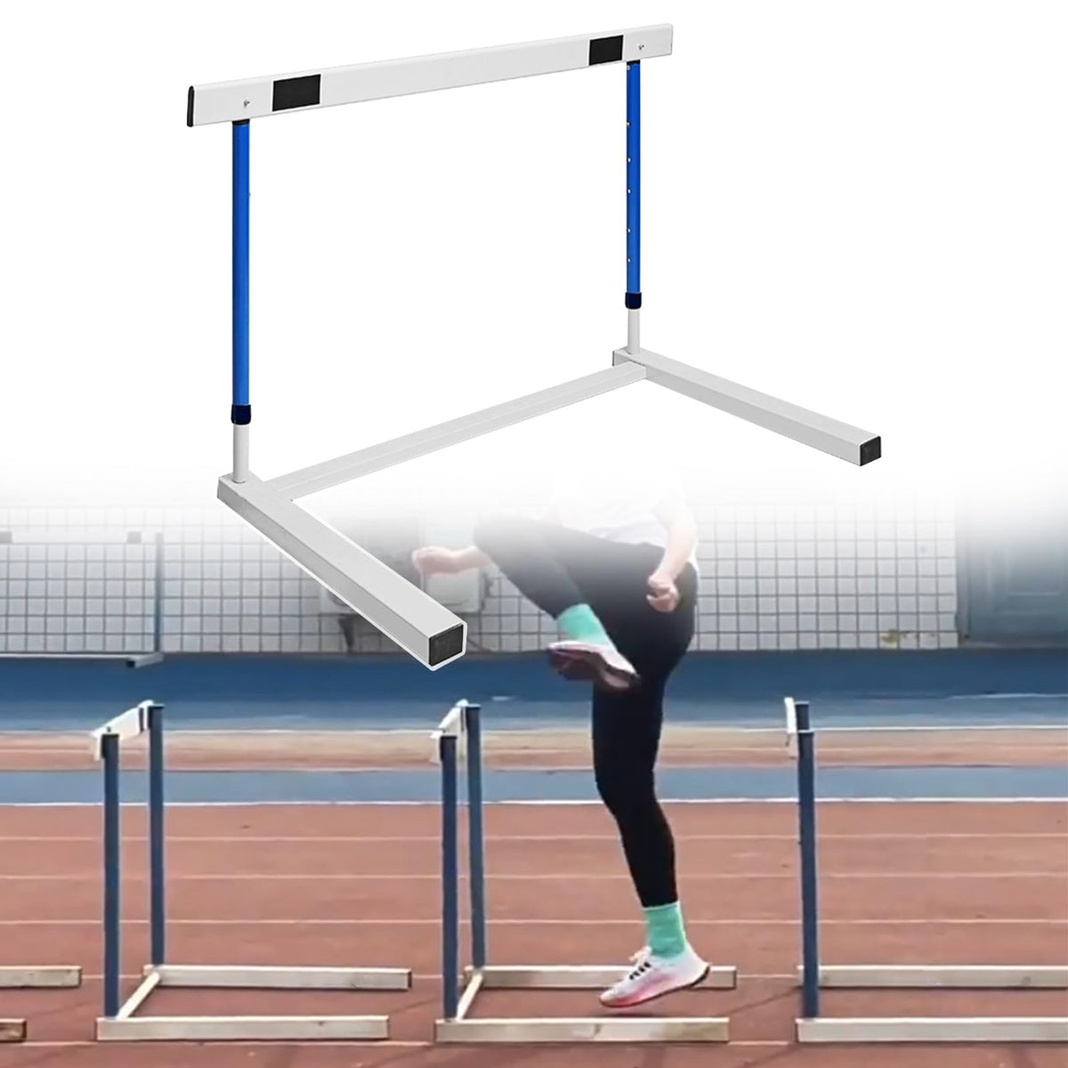 30–42 Inch Adjustable Hurdles for Athletic Speed Training
