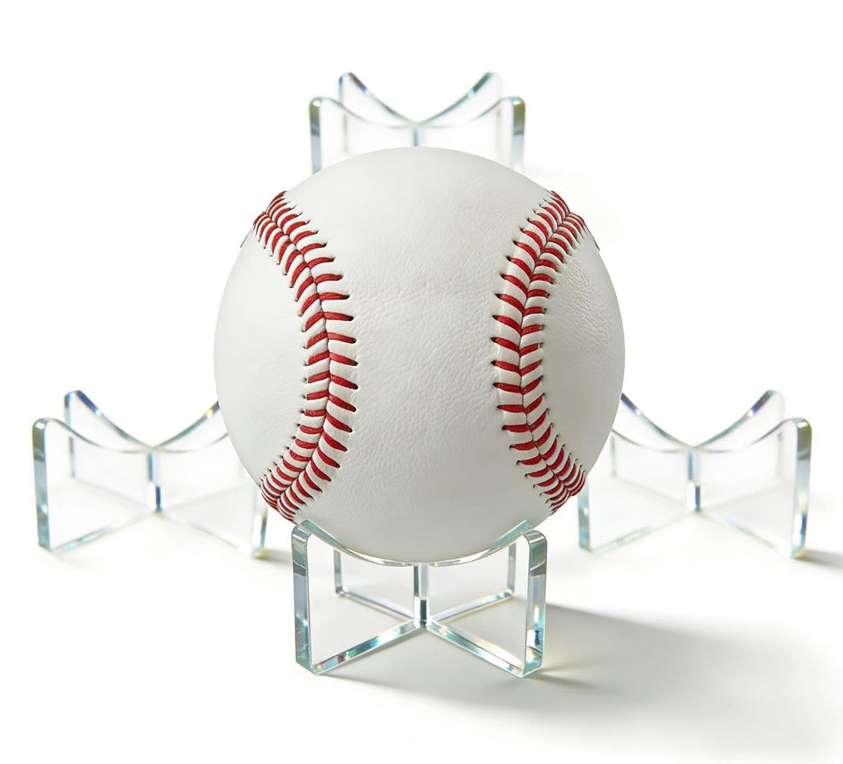 Acrylic Basketball Display Stand & Sports Ball Holder Set