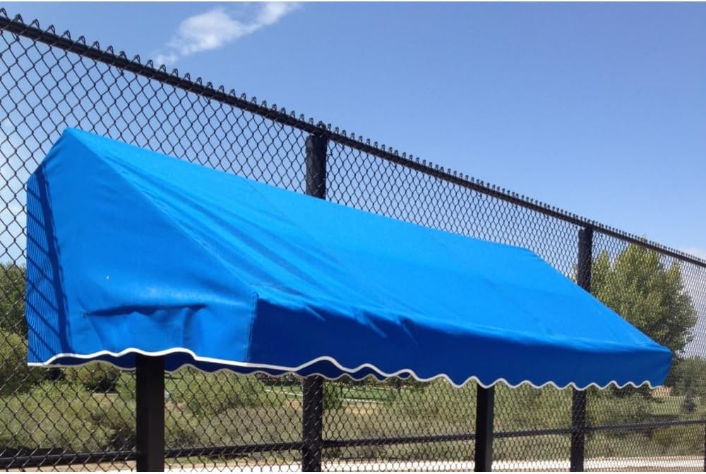 Court Fence Cabana & Canopy with Connector Framework