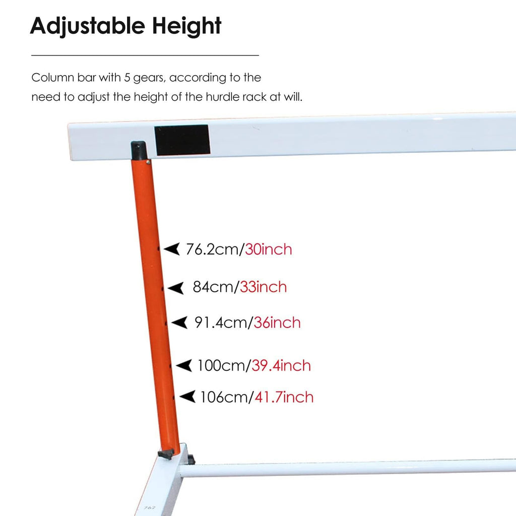 30–42 Inch Adjustable Hurdles for Speed & Agility Training