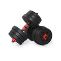 2-Piece 20kg Adjustable Dumbbell Set for Strength Training