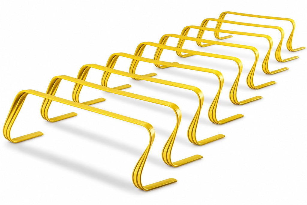 8-Pack Flexible Agility Hurdles for Fitness & Speed Training