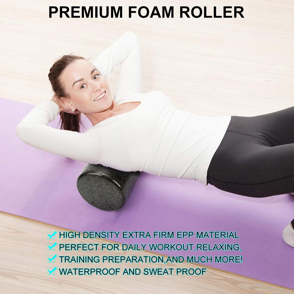 High-Density Foam Roller Set with Massage Stick & Balls