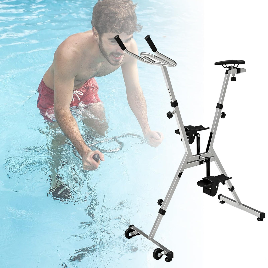 Adjustable Stainless Steel Aquabike for Pool Fitness Training