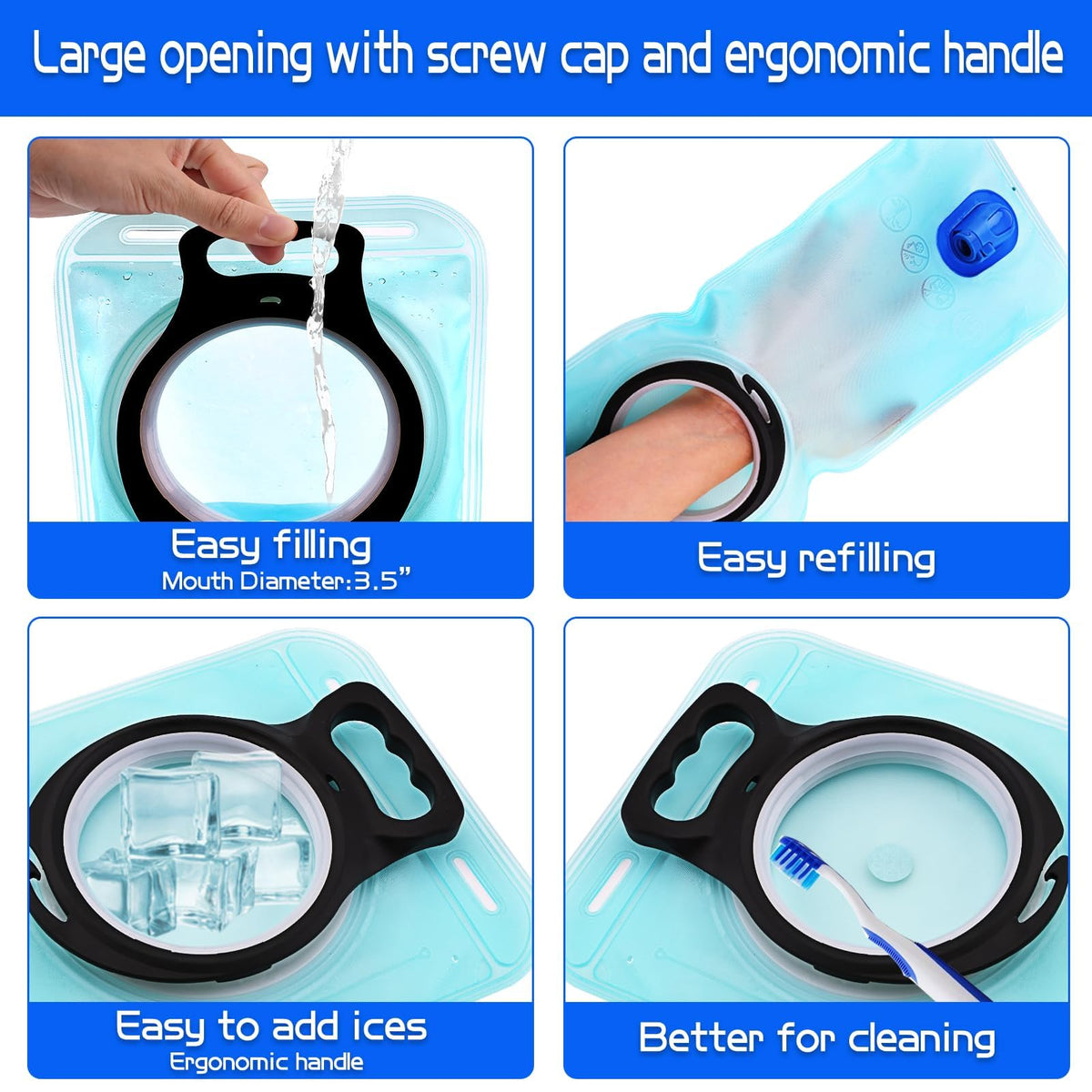 BPA-Free Hydration Bladder Water Reservoir for Outdoor Sports
