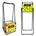 Portable Pickleball & Tennis Ball Hopper Collector Basket