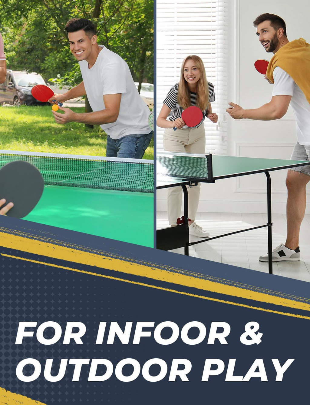 Table Tennis Paddle & Ball Set for Indoor and Outdoor Play