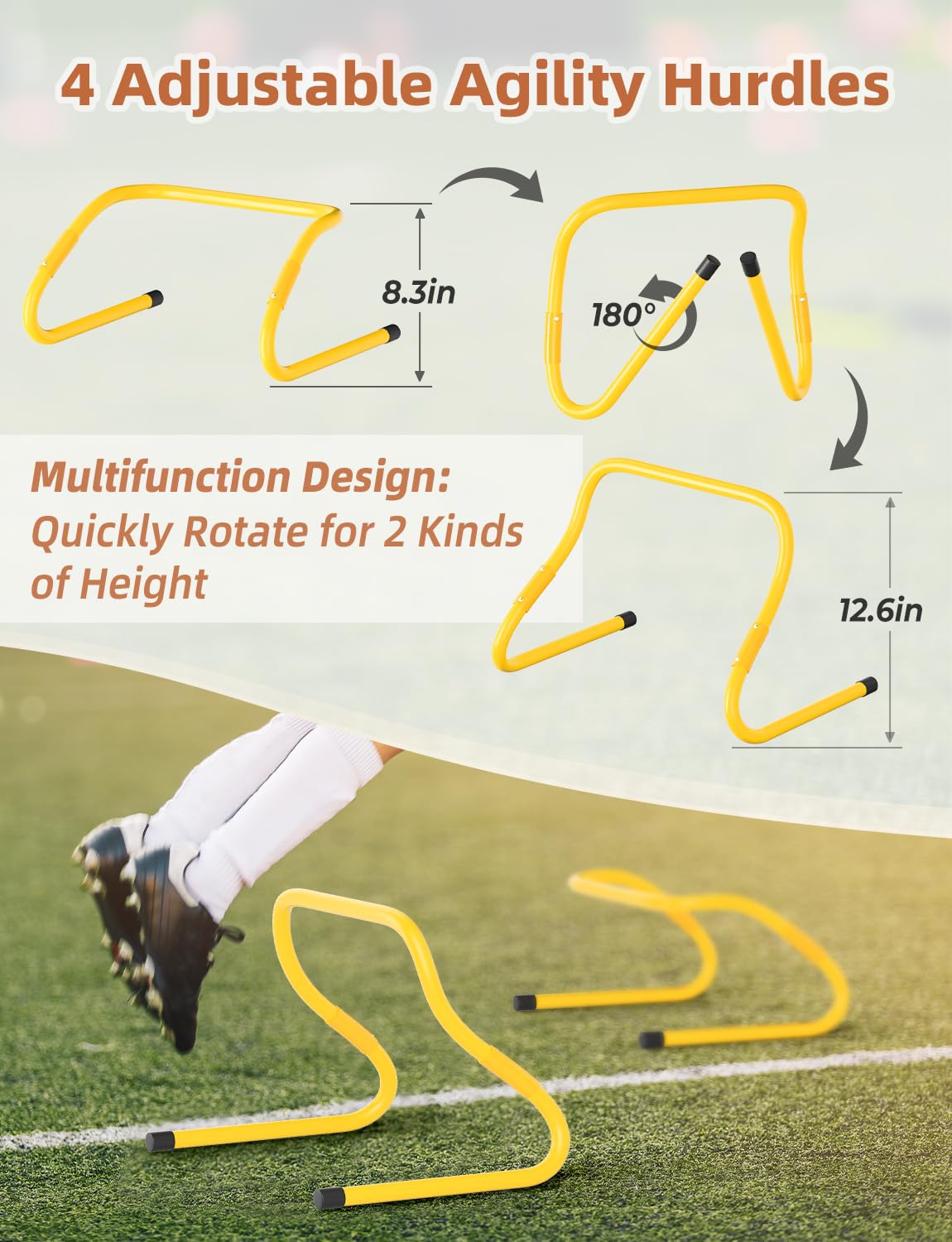 Agility Speed Ladder Set for Football & Athletic Training