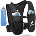 Reflective Running Hydration Vest with 500ml Water Bottle
