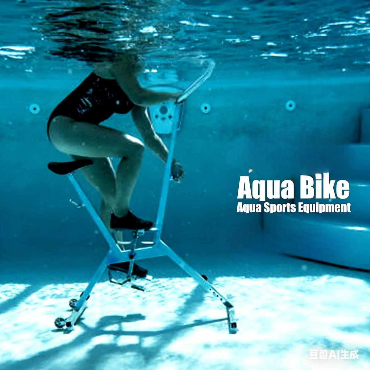 Stainless Steel Water Bike for Aquatic Cardio Exercise