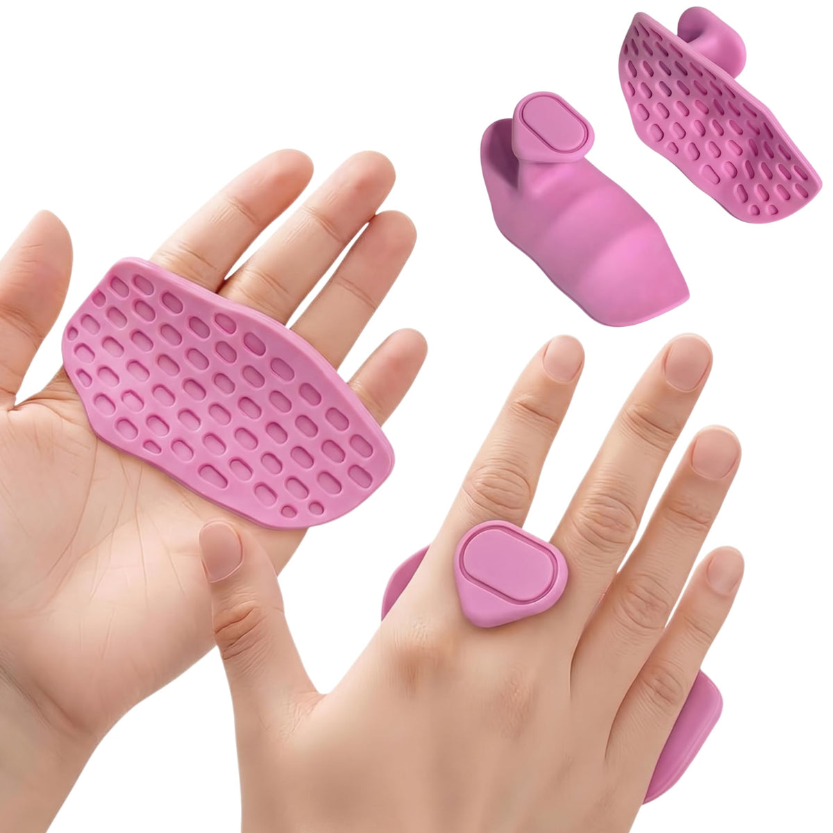 Ergonomic Anti-Slip Workout Grips for Strength Training