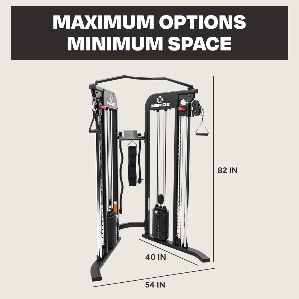 Compact Functional Trainer Cable Machine for Home Gym