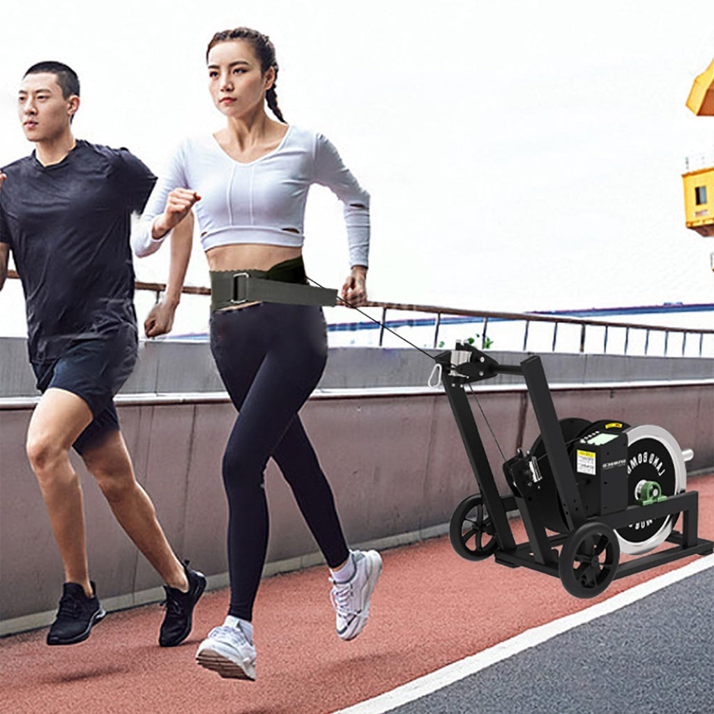 50M Adjustable Resistance Sprint Trainer with Digital Display