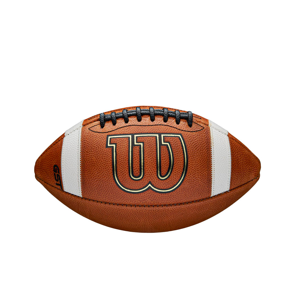 Leather Game Football for Training & Competition – Multiple Sizes