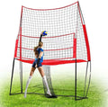 Adjustable Volleyball Training Net with Ball Return System