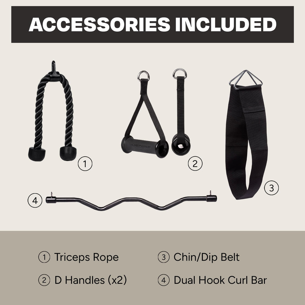 Compact Functional Trainer Cable Machine for Home Gym