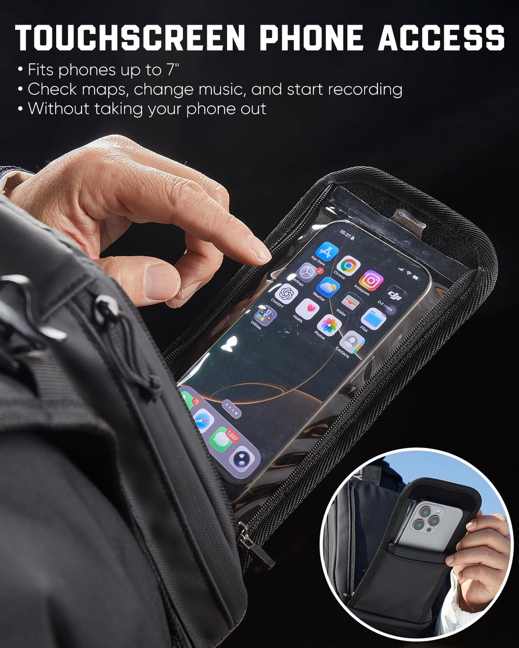 Adjustable Chest Pack for Hands-Free POV Filming & Outdoor Use