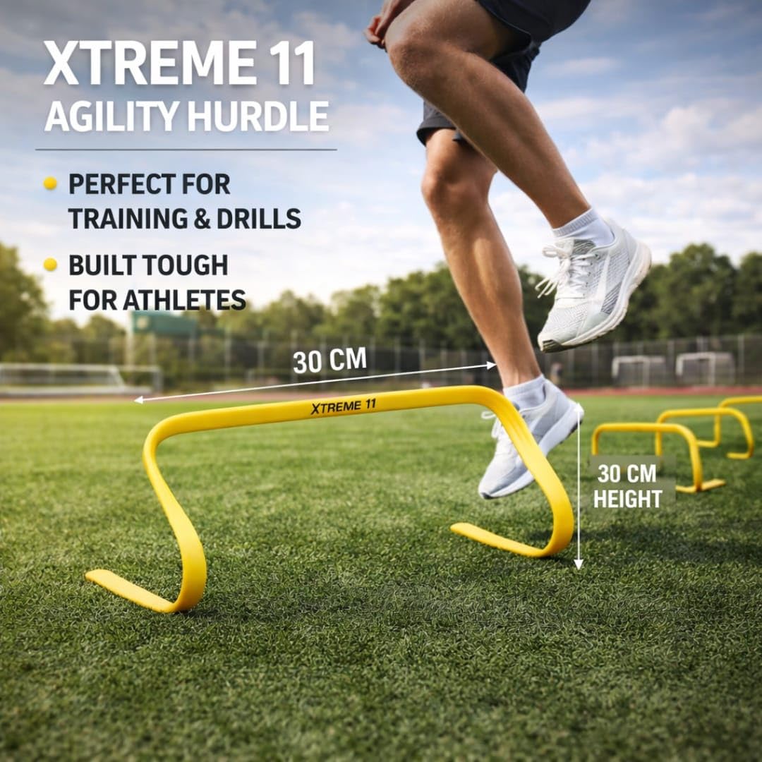 8-Pack Flexible Agility Hurdles for Fitness & Speed Training