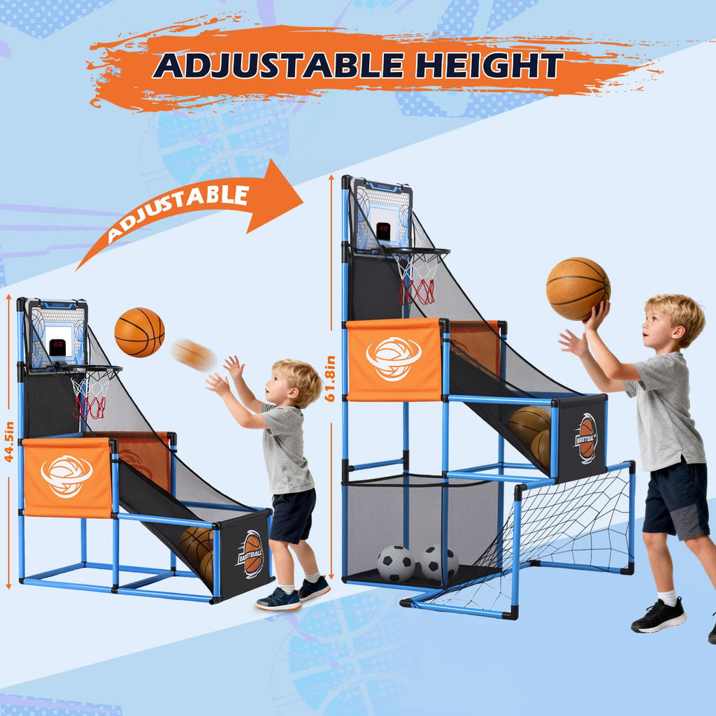 Kids Basketball Arcade Game for Indoor Shooting Practice