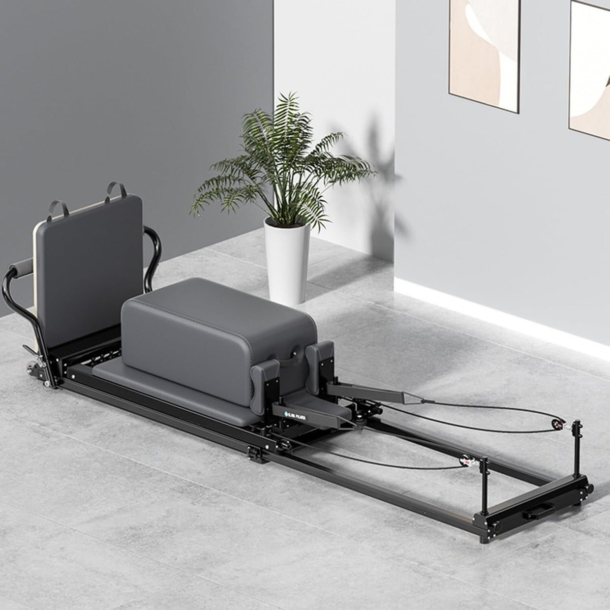Aluminum Pilates Core Bed with Foot Bar & Adjustable Storage