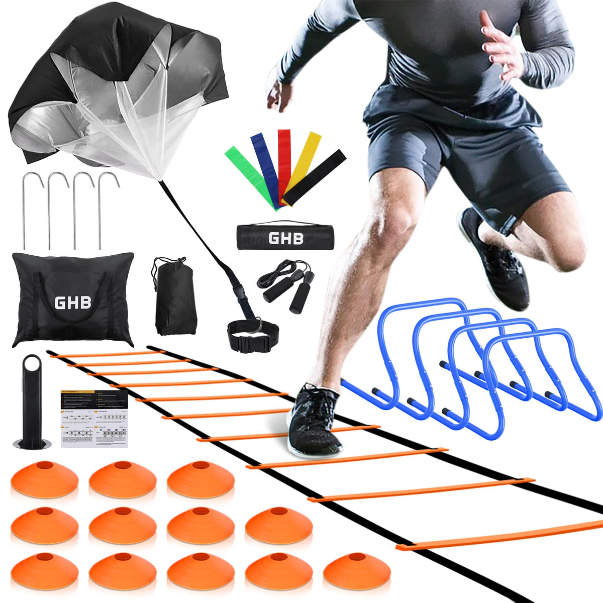 Agility Speed Ladder Set for Football & Athletic Training