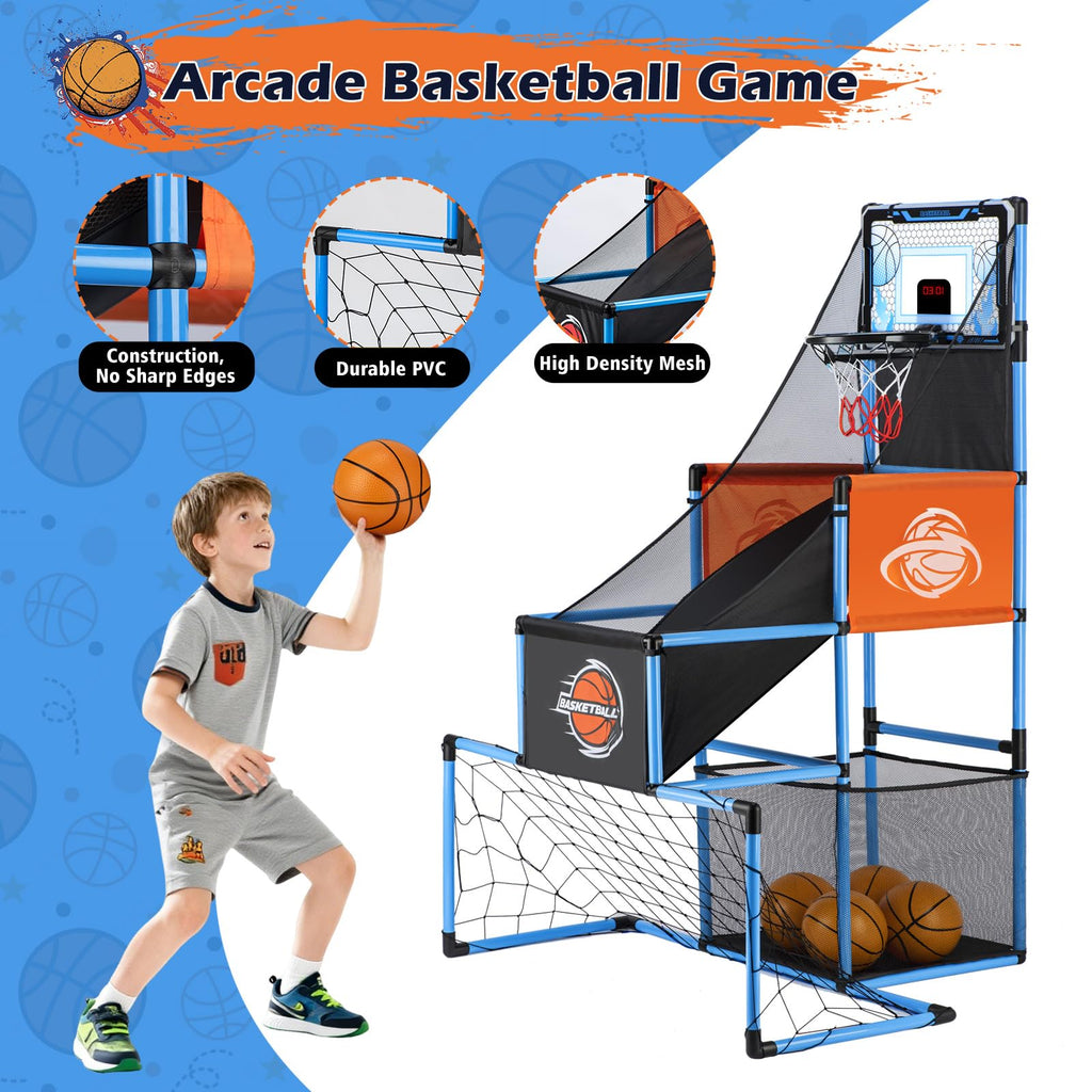 Kids Basketball Arcade Game for Indoor Shooting Practice