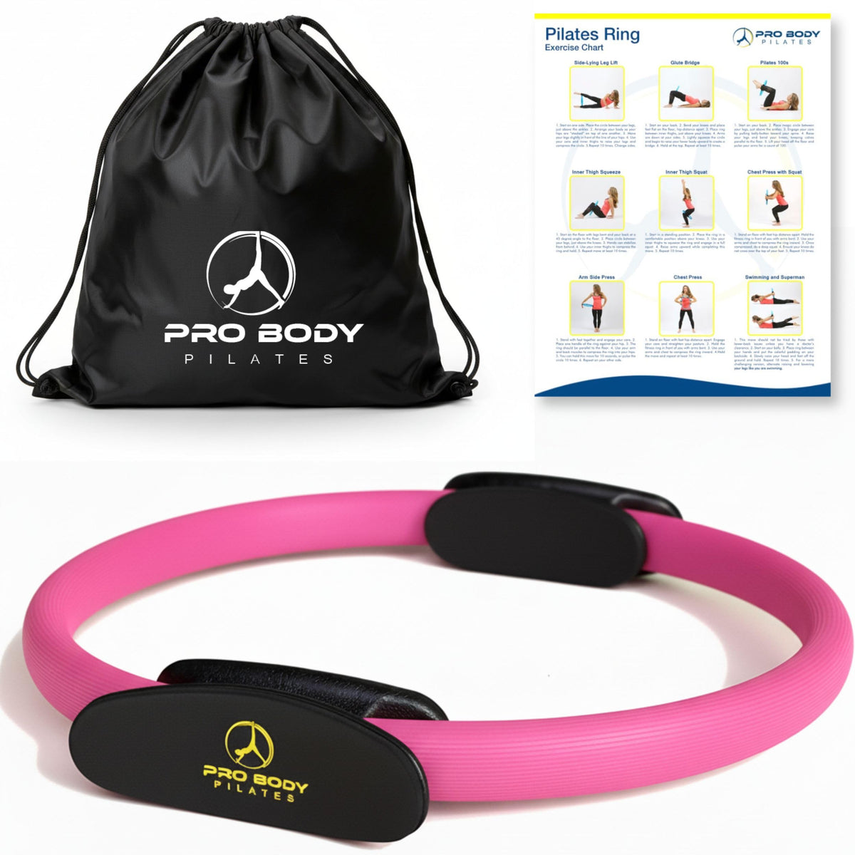 14-Inch Pilates Resistance Ring for Full-Body Training