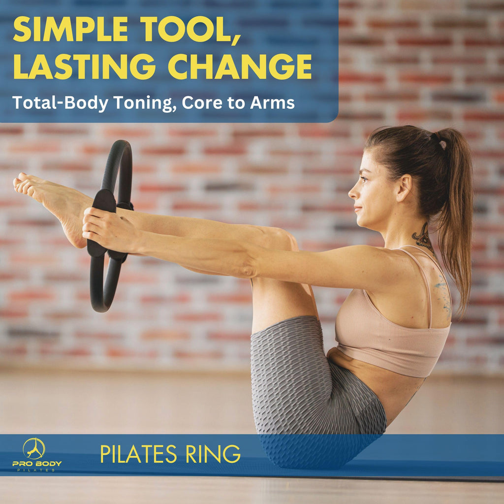 14-Inch Pilates Resistance Ring for Full-Body Training