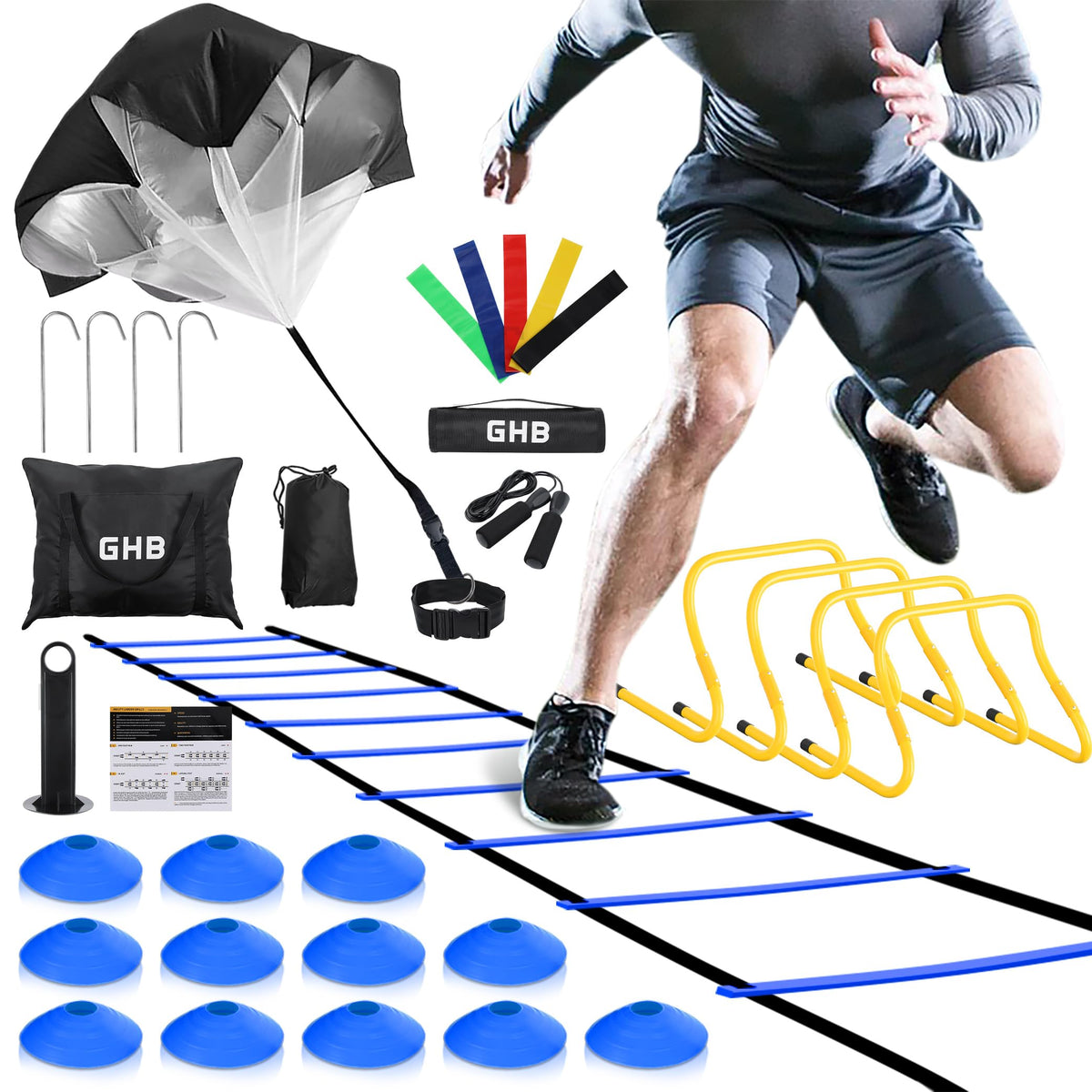 Agility Speed Ladder Set for Football & Athletic Training