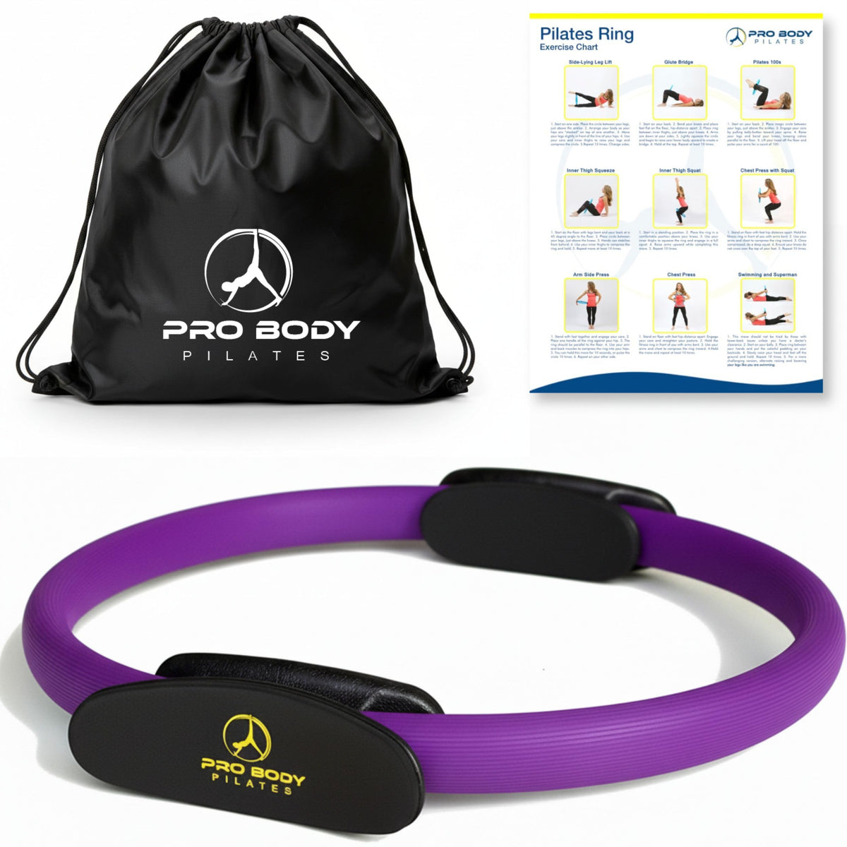 14-Inch Pilates Resistance Ring for Full-Body Training